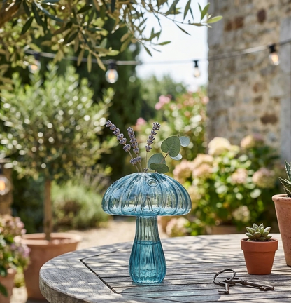 Vase Champignon Verre Coloré — Collection Lunove