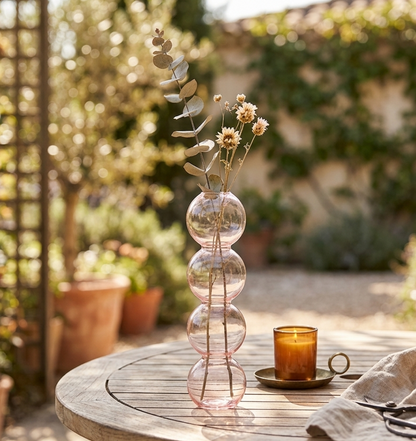 Vase Bubble Verre Coloré — Collection Lunove