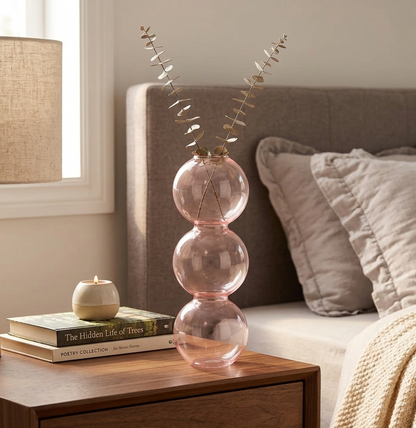 Vase Bubble Verre Coloré — Collection Lunove