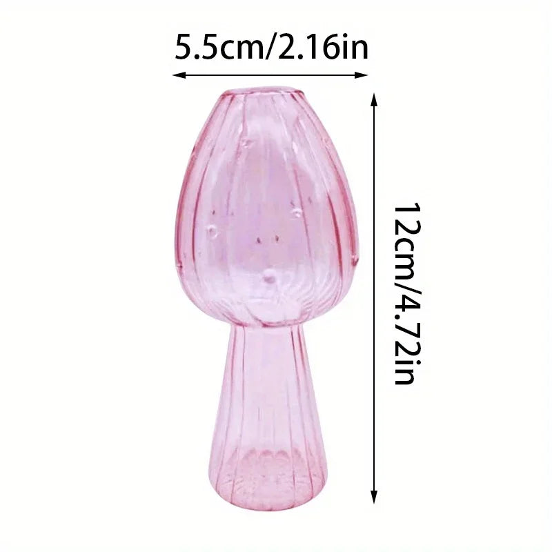 Vase Champignon Verre Coloré — Collection Lunove