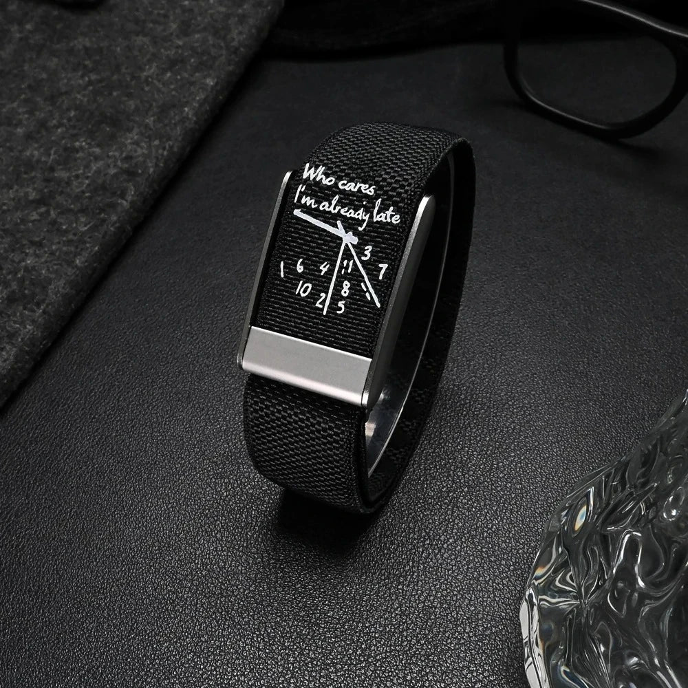 Bracelet Nylon Compatible Whoop 5.0 — Design Cadran Horloge