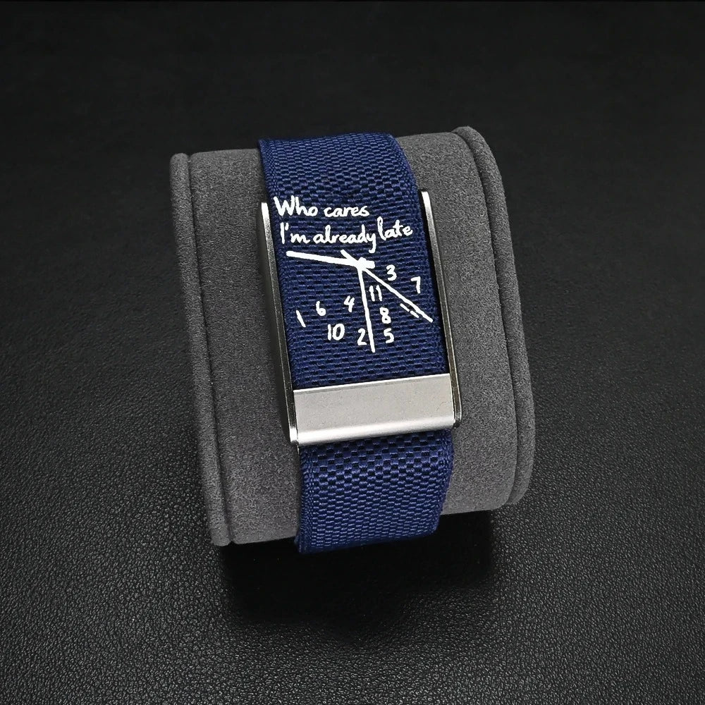 Bracelet Nylon Compatible Whoop 5.0 — Design Cadran Horloge