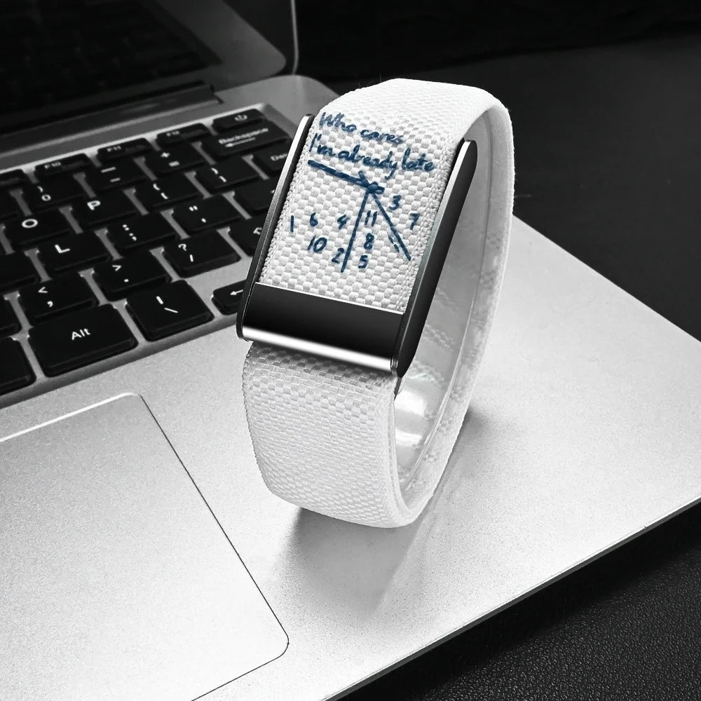 Bracelet Nylon Compatible Whoop 5.0 — Design Cadran Horloge