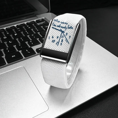 Bracelet Nylon Compatible Whoop 5.0 — Design Cadran Horloge