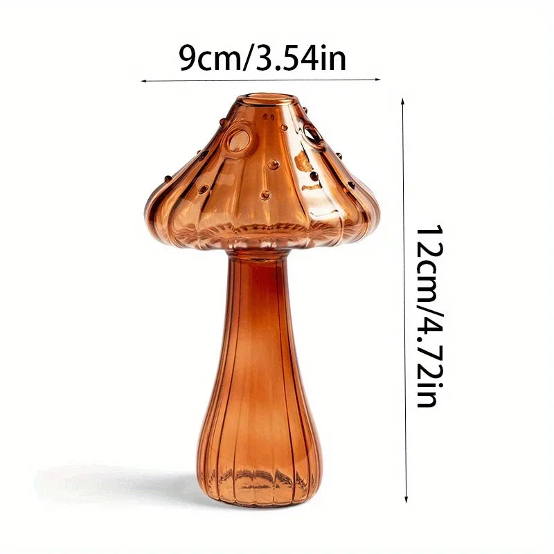 Vase Champignon Verre Coloré — Collection Lunove