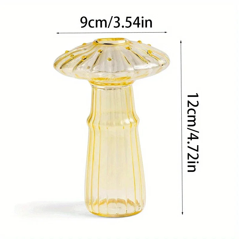 Vase Champignon Verre Coloré — Collection Lunove