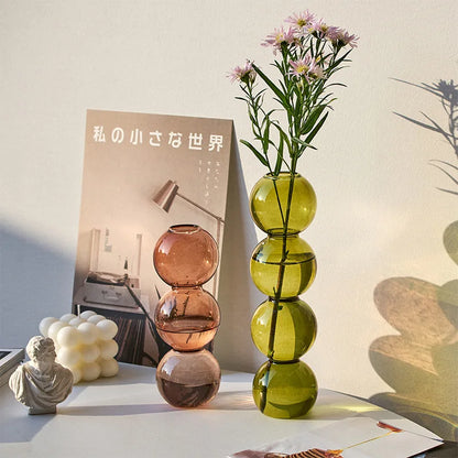 Vase Bubble Verre Coloré — Collection Lunove