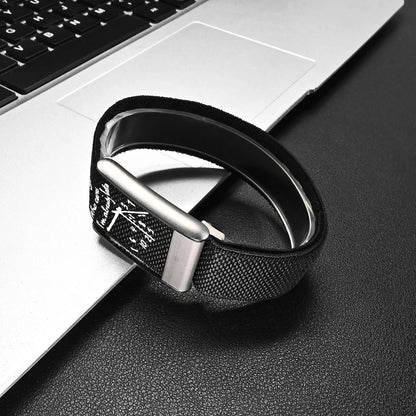 Bracelet Nylon Compatible Whoop 5.0 — Design Cadran Horloge