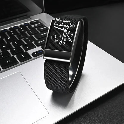 Bracelet Nylon Compatible Whoop 5.0 — Design Cadran Horloge