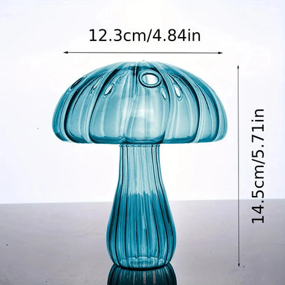 Vase Champignon Verre Coloré — Collection Lunove