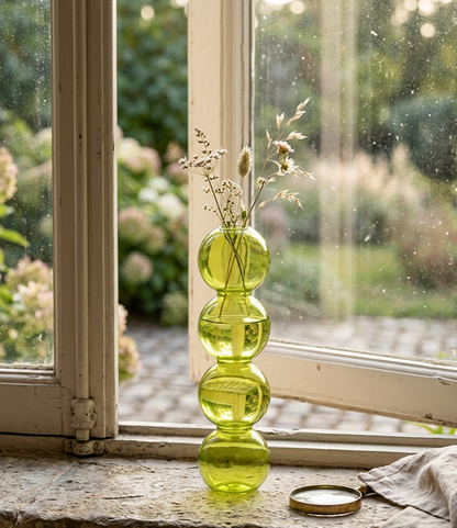 Vase Bubble Verre Coloré — Collection Lunove